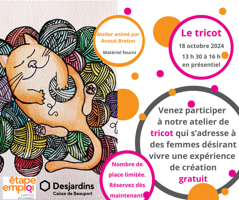 Invitation à l'atelier de tricot - Gratuit